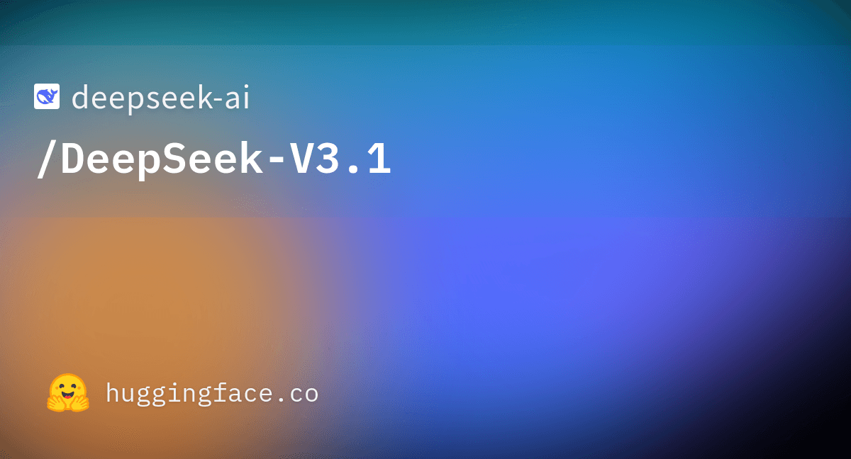 DeepSeek model card thumbnail on Hugging Face
